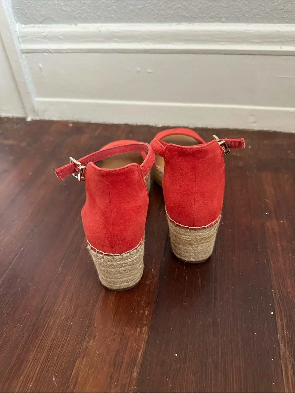 Kelly & Katie Red Espadrille Sandals